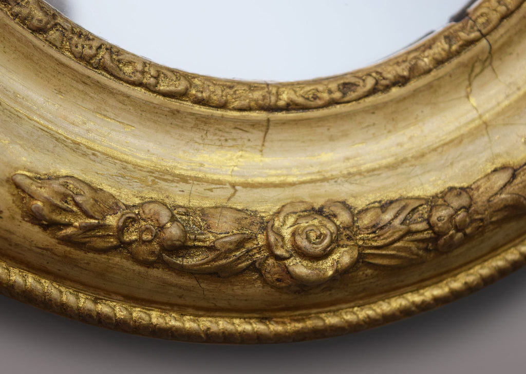 Oval Gilt Mirror