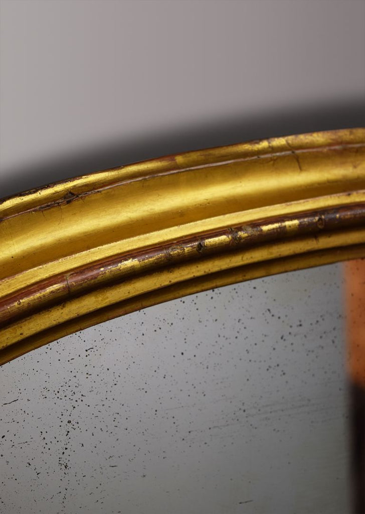 Large Gilt Overmantel Mirror
