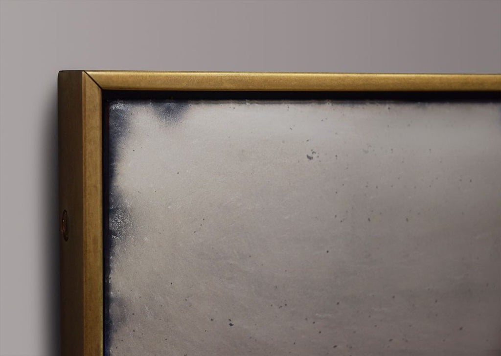 Patinated Brass Tray Frame