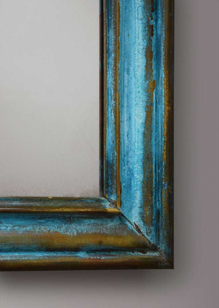Brass Verdigris Mirror
