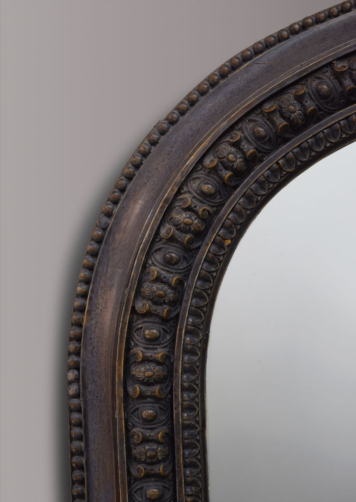 Large English Overmantel Mirror