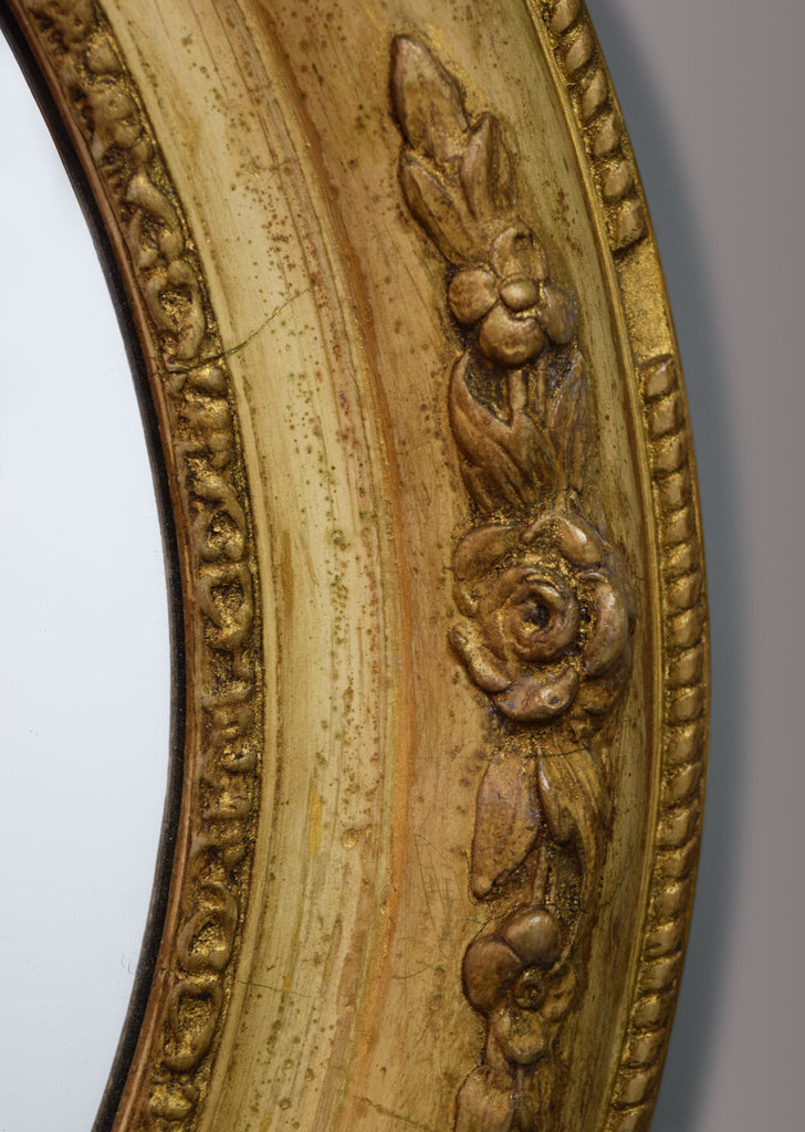 Oval Gilt Mirror