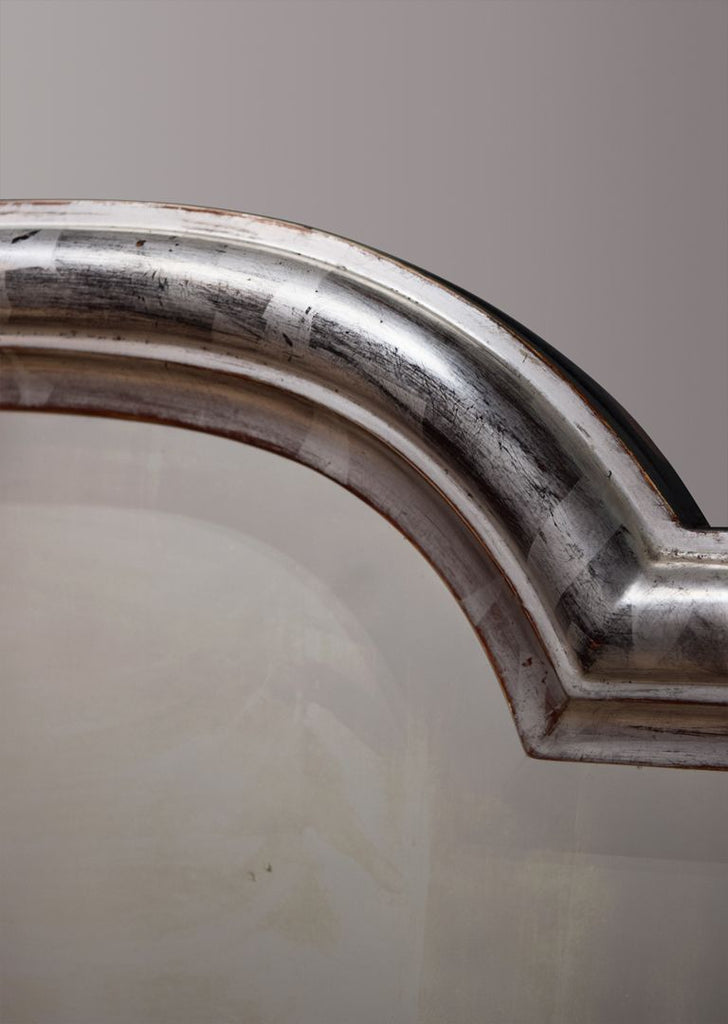 Huge Silver Gilt Overmantel Mirror