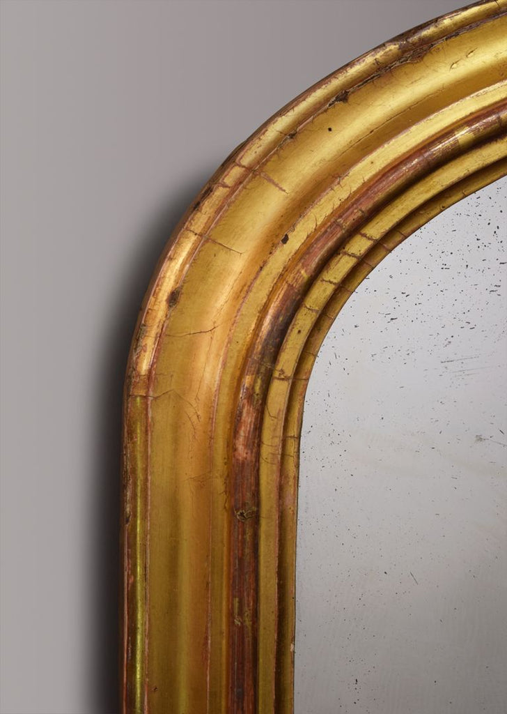 Large Gilt Overmantel Mirror