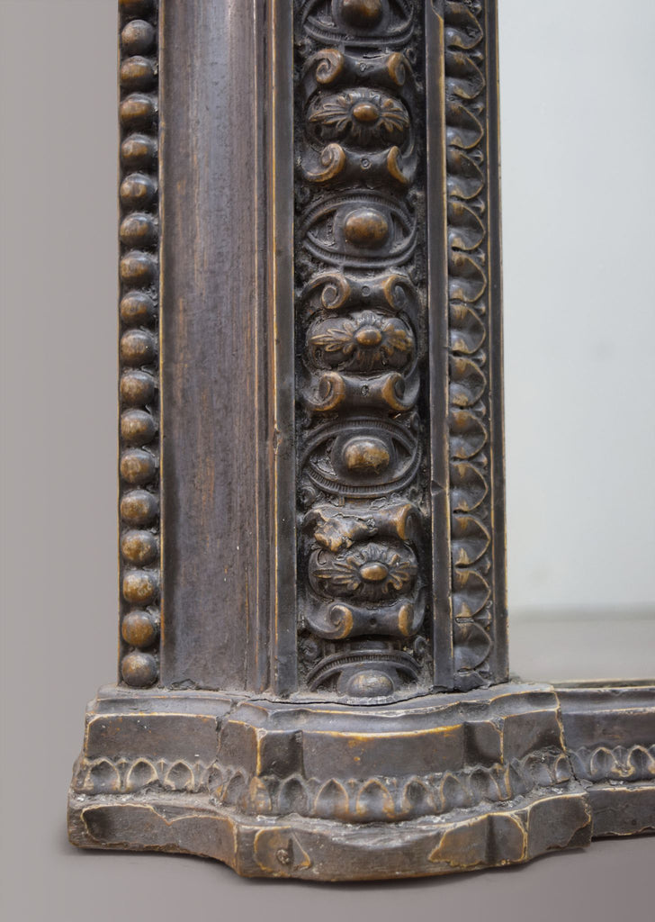 Large English Overmantel Mirror