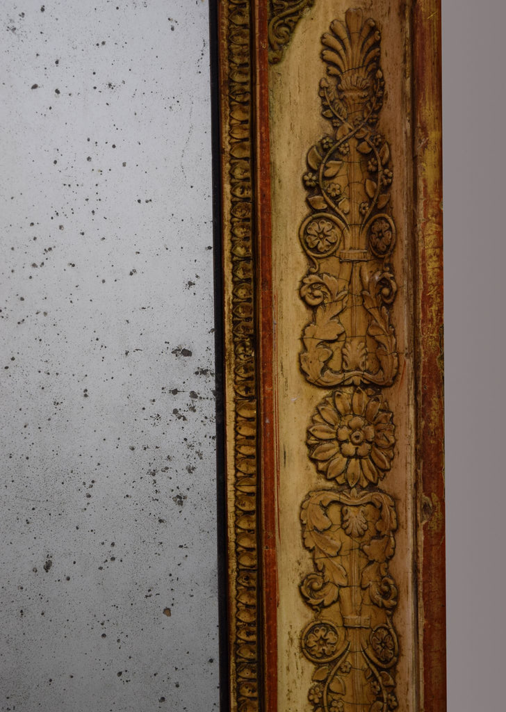 Pair of French Gilt & Gesso Mirrors