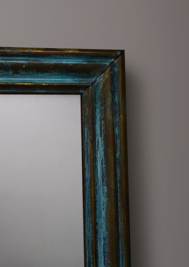 Brass Verdigris Mirror