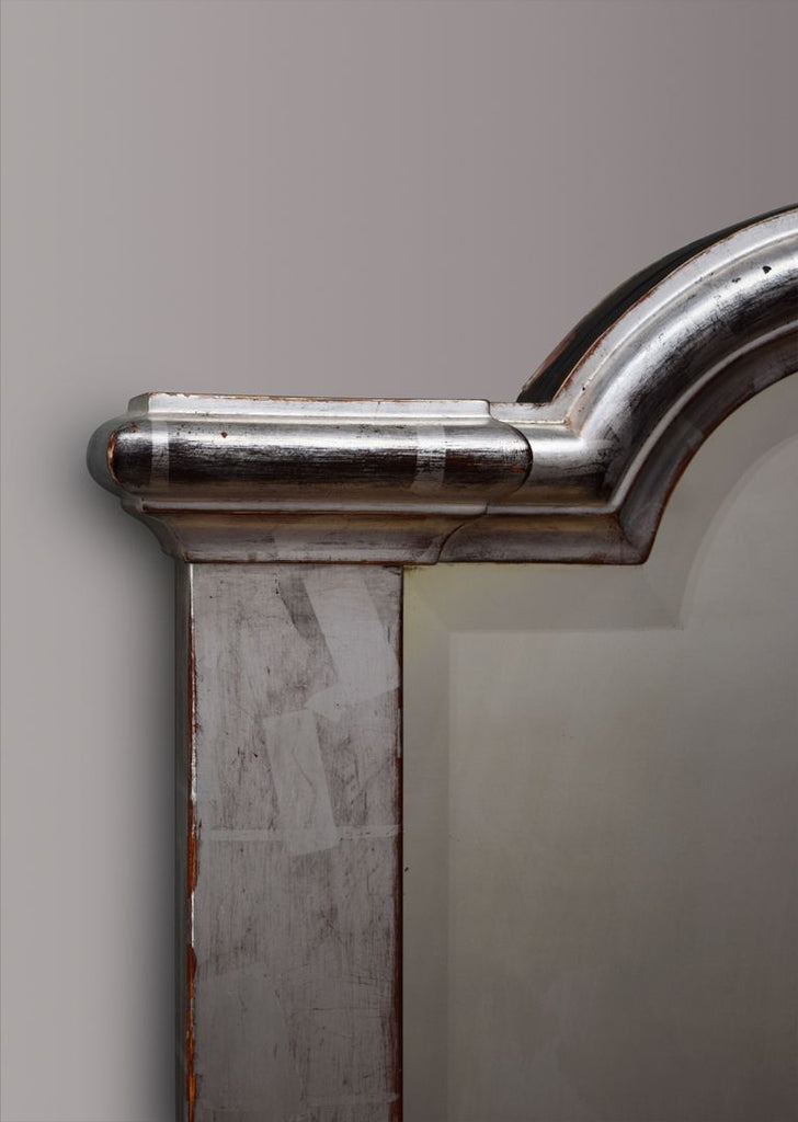 Huge Silver Gilt Overmantel Mirror