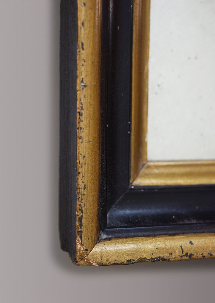 Ebonised & Gilt Mirror