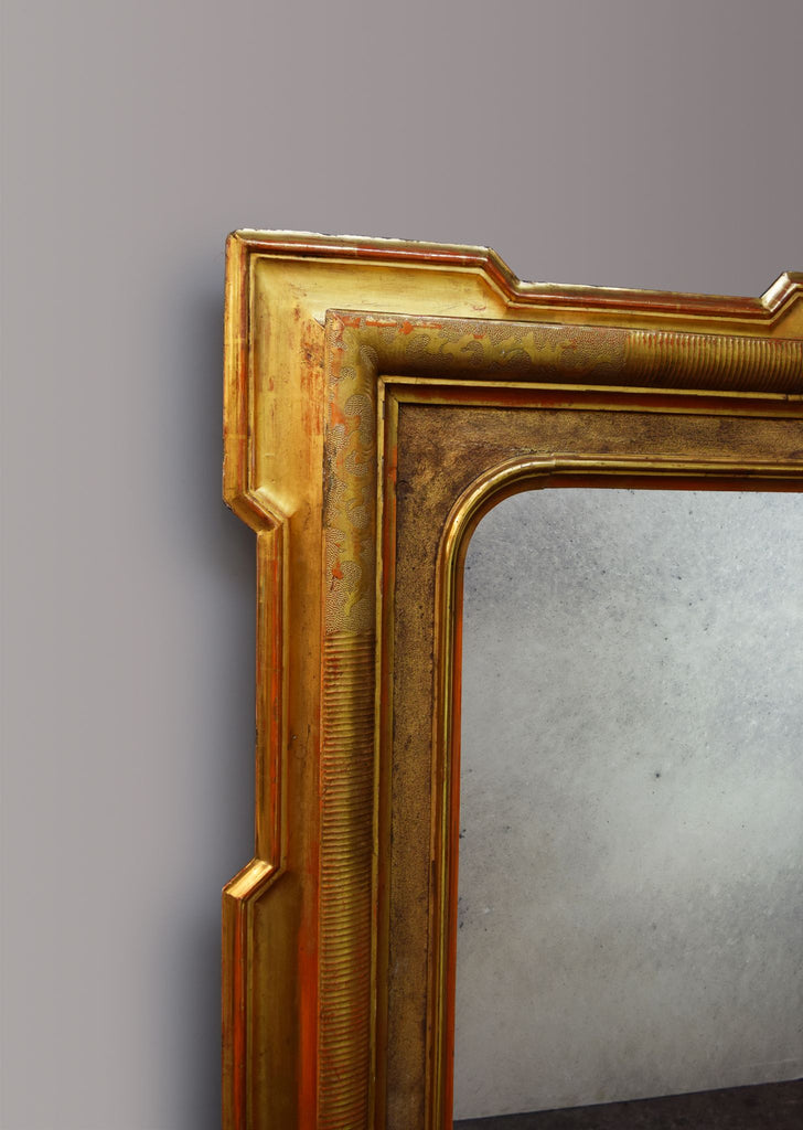 Italian Carved Giltwood Mirror