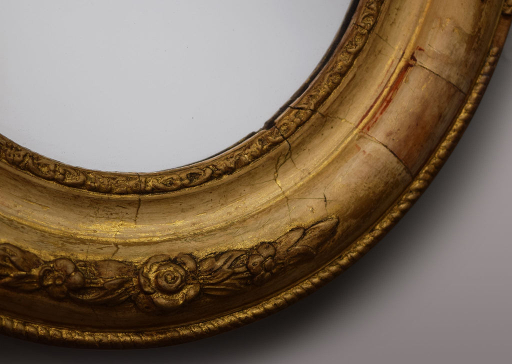 Oval Gilt Mirror
