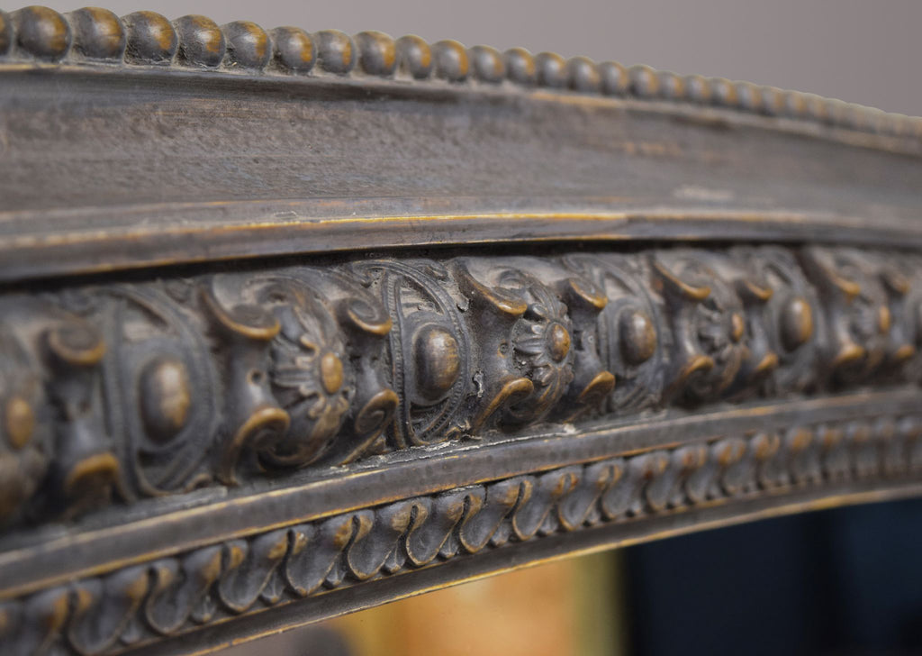 Large English Overmantel Mirror