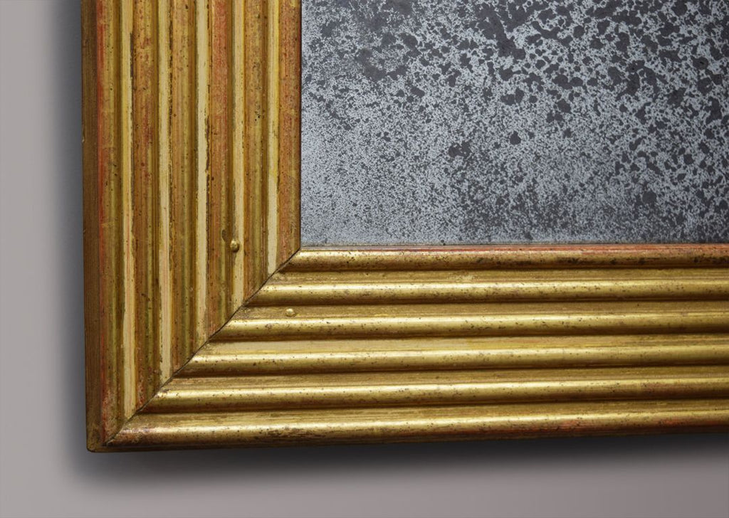 Gilt Reeded Mirror