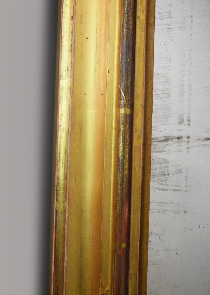 Large Gilt Overmantel Mirror