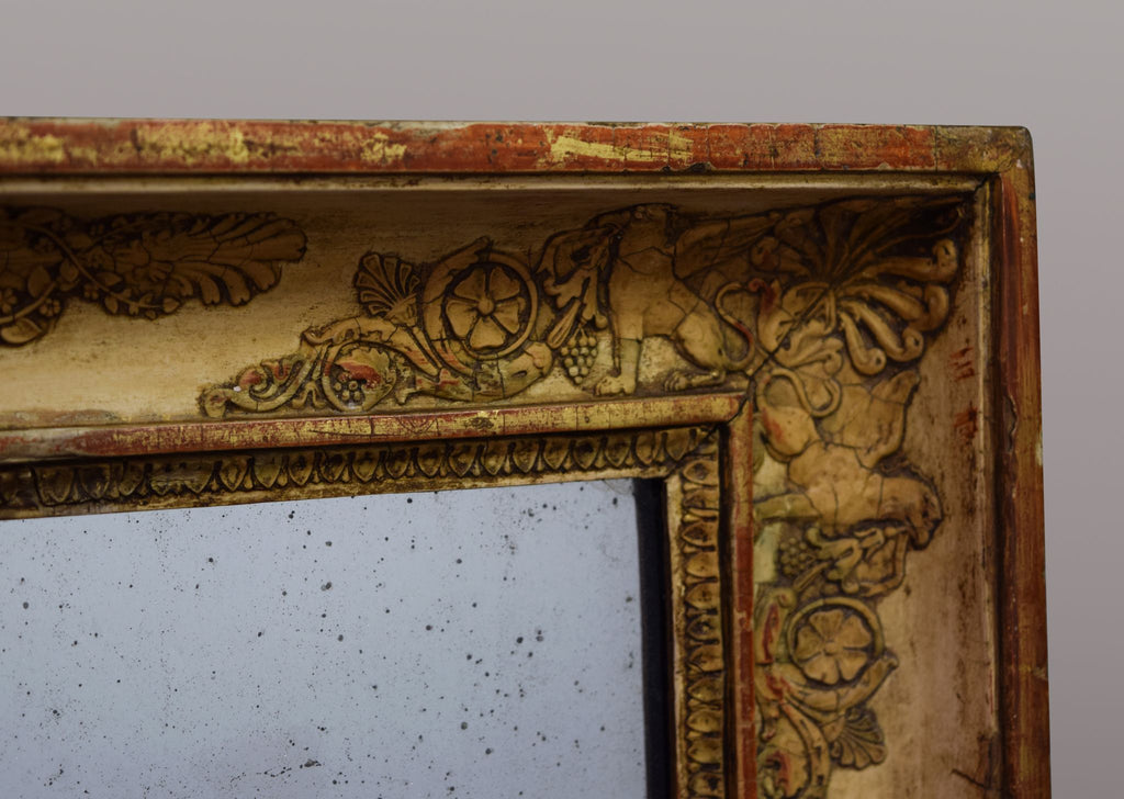 Pair of French Gilt & Gesso Mirrors