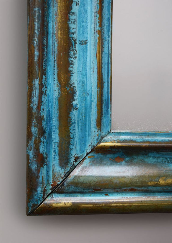 Brass Verdigris Mirror