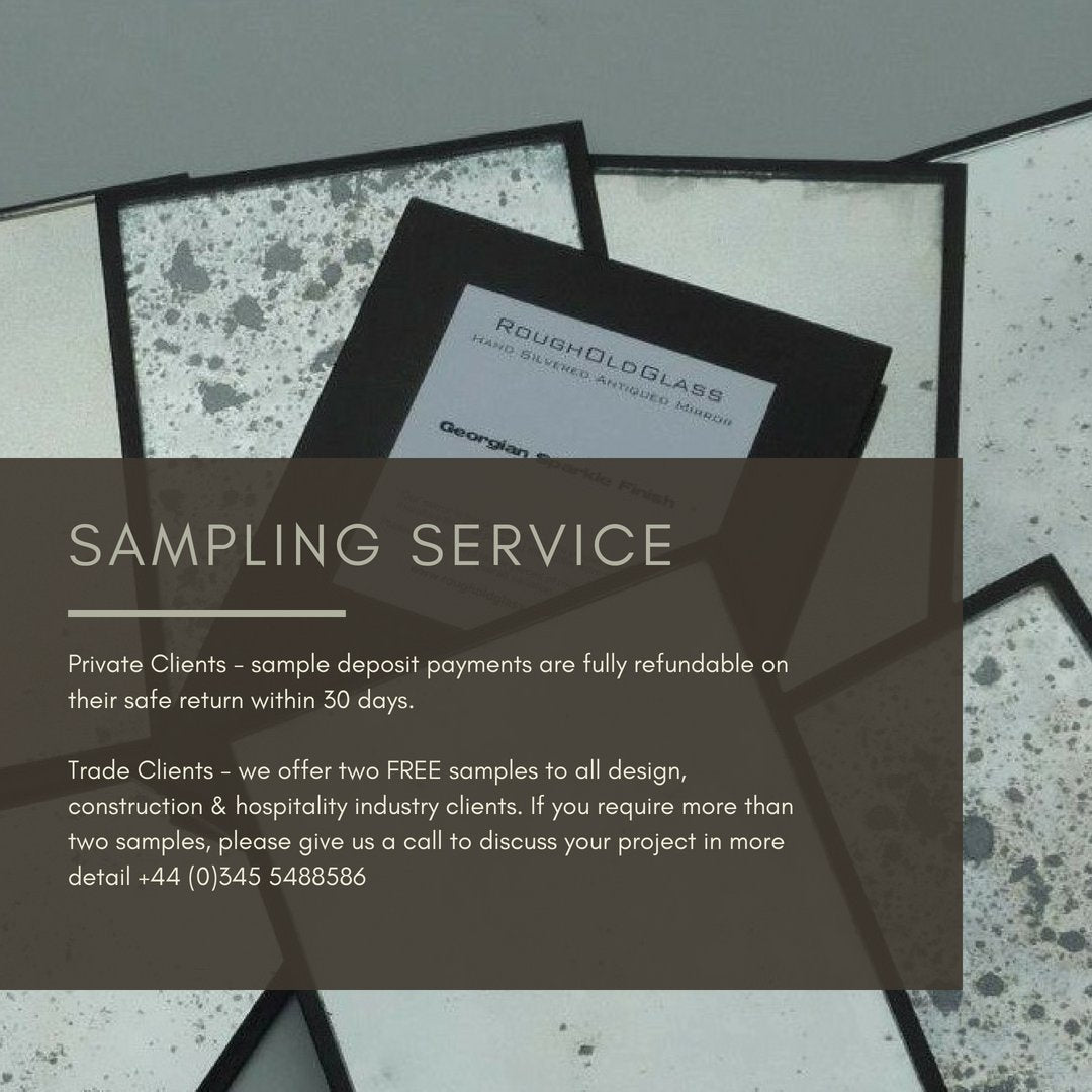 Rough Old Glass Sampling Service