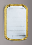 Unusual Large French Giltwood Mirror