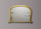 English Gilt Hipped Overmantel Mirror