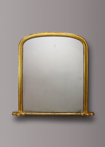 English Gilt Overmantel Mirror