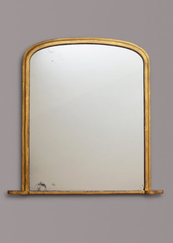 English Gilt Overmantel Mirror
