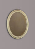 English Gesso Oval Mirror