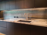 Vintage on Fluted Glass Finish