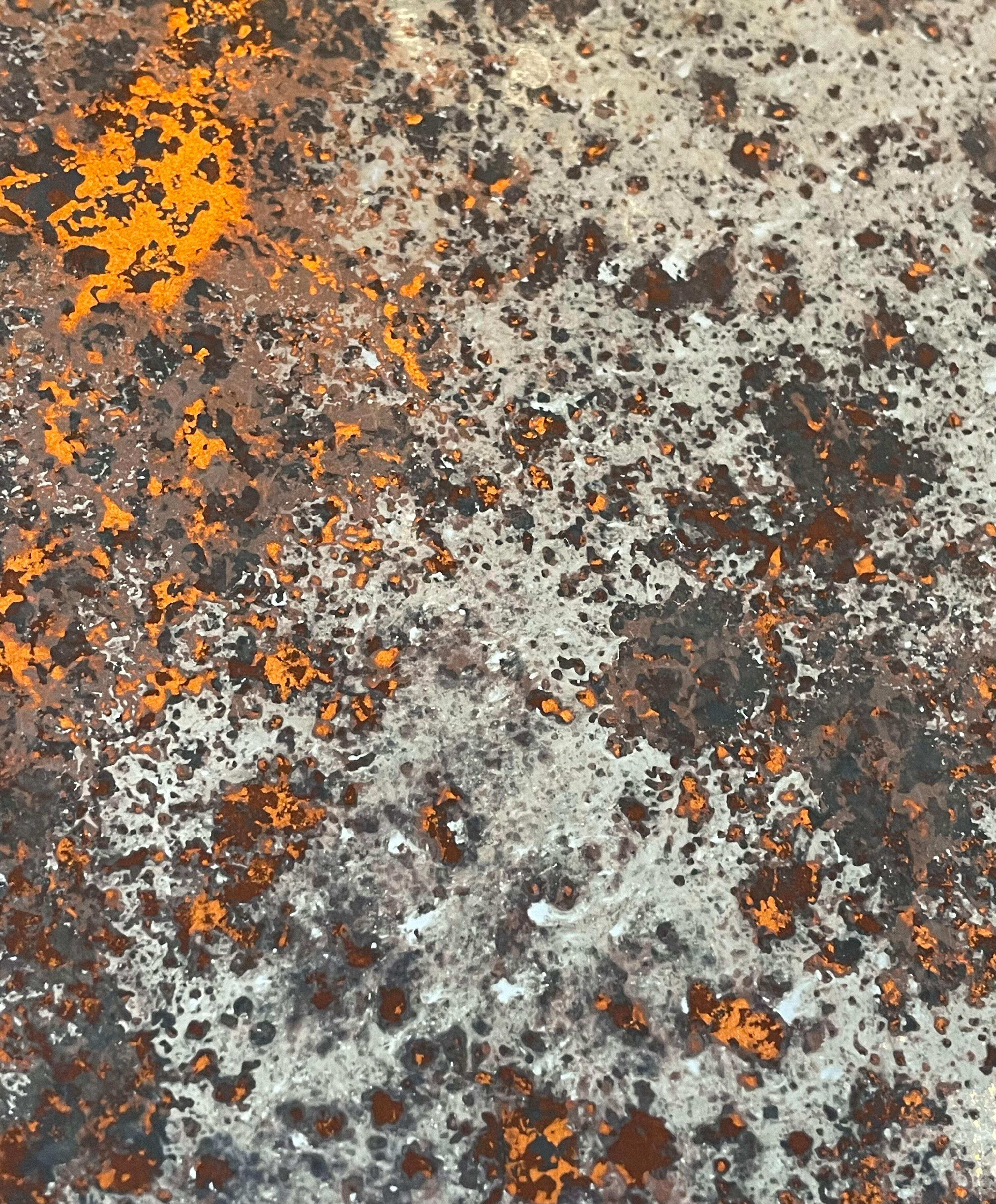 Copper Swathe Antiqued Mirror | Rough Old Glass