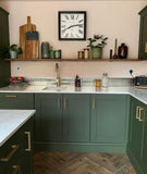 Vintage on Fluted Glass Finish