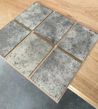 Really Rough with Bronze Backing Paint on Clear Finish