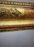 French Gold Gilt Overmantel Mirror