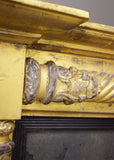 English Regency Gold Gilt Overmantel Mirror