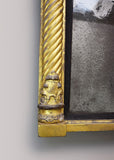 English Regency Gold Gilt Overmantel Mirror