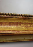 French Louis Philippe Gilt Mirror with Cartouche