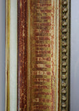 French Louis Philippe Gilt Mirror with Cartouche