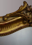 French Louis Philippe Gilt Mirror with Cartouche