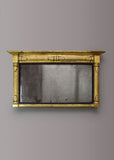 English Regency Gold Gilt Overmantel Mirror