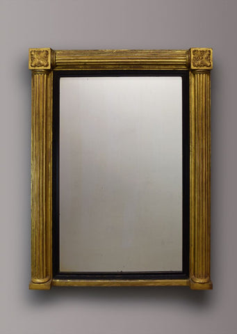French Empire Giltwood Pier Mirror