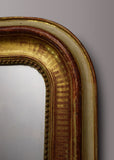 French Louis Philippe Gilt Mirror with Cartouche