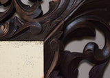 Carved Ebonised French Mirror
