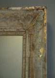 Distressed Early 19th Century French Gilt Mirror