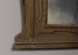Painted English Overmantel Mirror