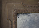 Painted English Overmantel Mirror