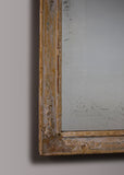 Distressed Painted French Mirror