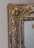 Distressed Painted French Mirror