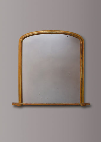 English Gilt Overmantel Mirror