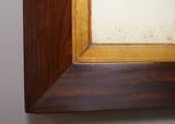 Rosewood Mirror with Gilt Slip