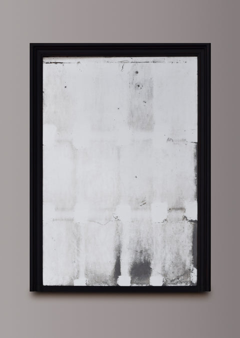 Ebonised Overmantel Mirror