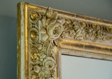 French Decorative Gilt & Gesso Mirror