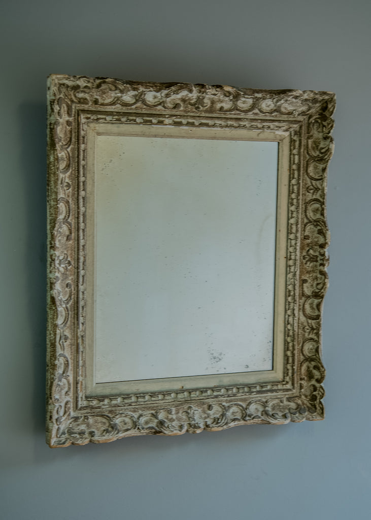 French Carved Wood Mirror